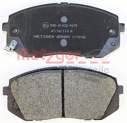 METZGER 1170186 GREENPARTS Bremsbelagsatz, Scheibenbremse